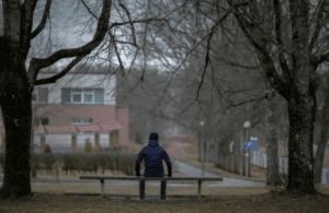 man sitting